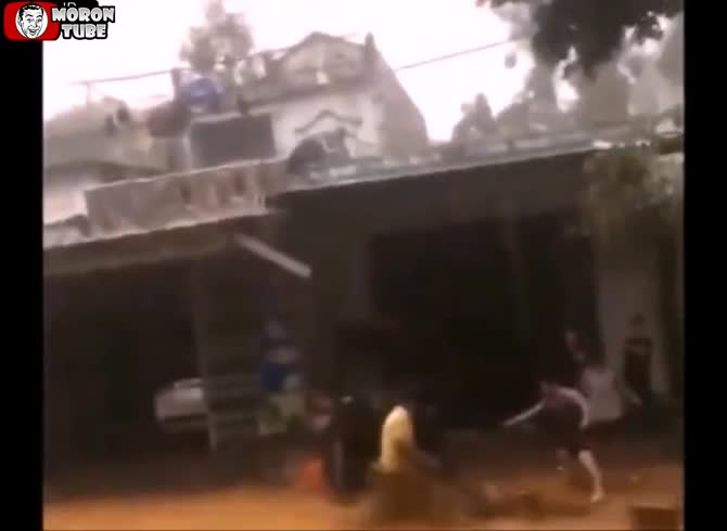 Video: Rescue of an individual carried away by a flood (Vietnam)